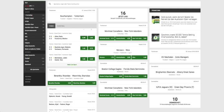 Unibet Sportwetten
