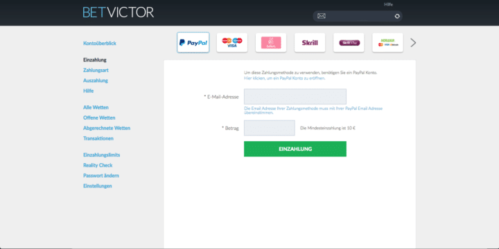 Betvictor Einzahlungen Betvictor Einzahlungen