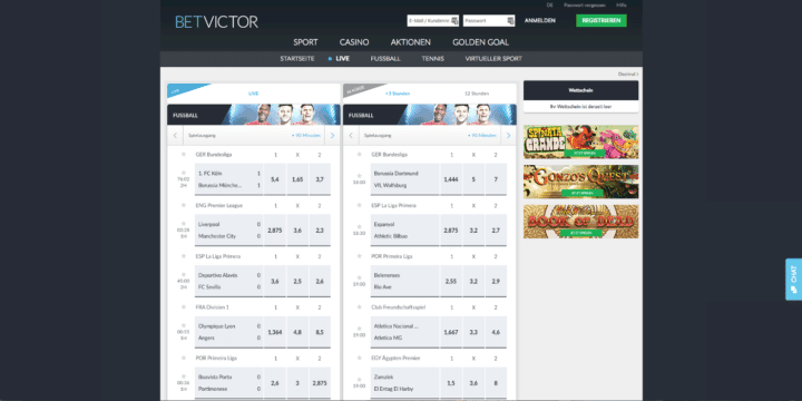 Betvictor Live Wetten Betvictor Live Wetten