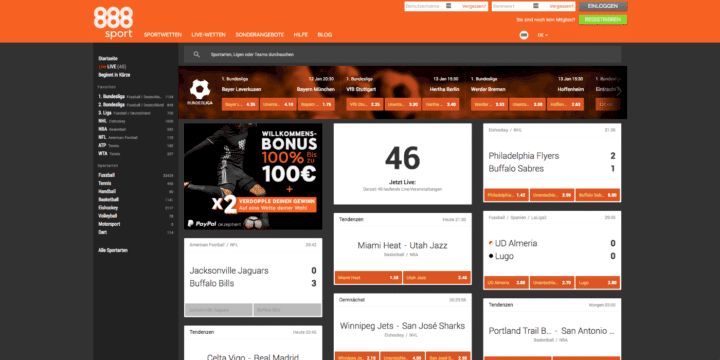 888Sport Startseite 888Sport Startseite