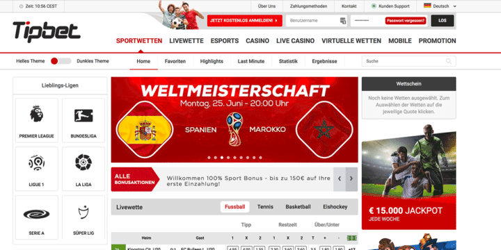 Tipbet Wettangebot Tipbet Wettangebot