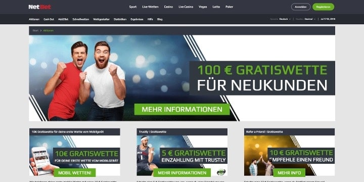 Aktionen NetBet Aktionen NetBet