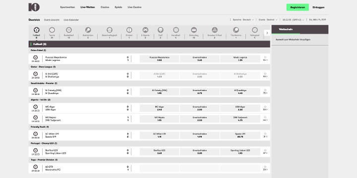 10Bet Live Wetten 10Bet Live Wetten